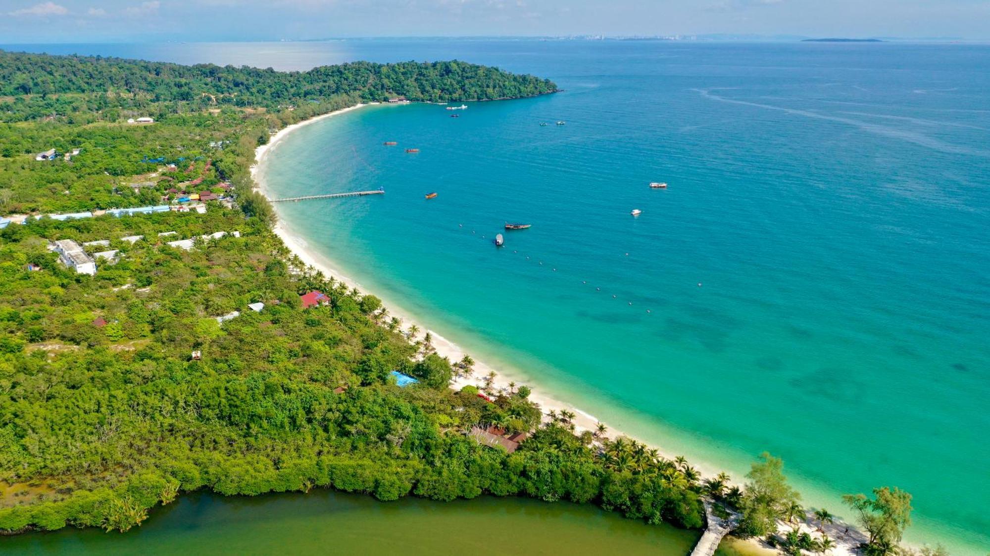 Auberge de jeunesse Rafikis à Koh Rong Extérieur photo